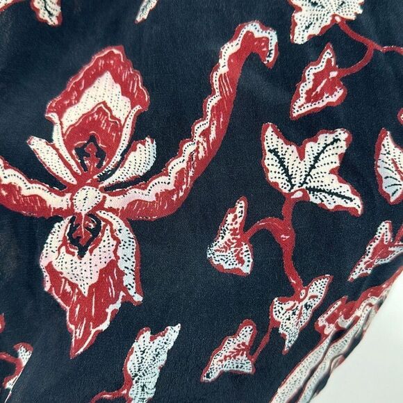 Ba&Sh Boho Blue Calix 3/4 Sleeve Pleated Tunic Mini Dress Small - Picture 7 of 15